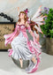 Ebros Daybreak Princess Pink Fuchsia Fairy Sitting On Moon Acrylic Bubble Globe Statue 8.75" Tall Nene Thomas Fantasy Art Angels Fairies Pixies Themed Home Decor Sculpture Figurine