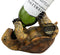 Ebros Gift Tipsy Reptile Turtle Tortoise Wine Bottle Holder Caddy Figurine