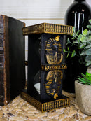 Egyptian King Pharaoh Tutankhamun And Queen Nefertiti Sandtimer Desktop Figurine