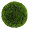 Home And Garden 15"D Round Green Artificial Faux Spiky Grass Topiary Ball