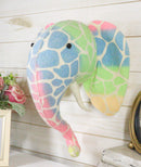Ebros Fiona Walker Handmade Organic Baby Stencil Print Elephant Wall Decor 14"H