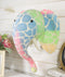 Ebros Fiona Walker Handmade Organic Baby Stencil Print Elephant Wall Decor 14"H