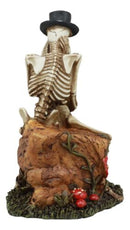 Ebros Love Never Dies Wedding Skeleton Couple Kissing In The Garden Statue 6"H