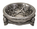 Gothic Winged Skulls Pentagramatron Supernatural Magical Talismans Trinket Dish