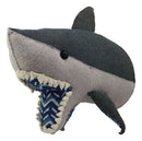 Fiona Walker England Handmade Organic Great White Shark Wall Decor Large 13"L