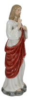 Fine Porcelain Catholic Inspirational Sculpture of The Sacred Heart of Jesus