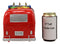 Large Red Camper Van Minibus Boys Girls Children Money Coin Piggy Bank Figurine