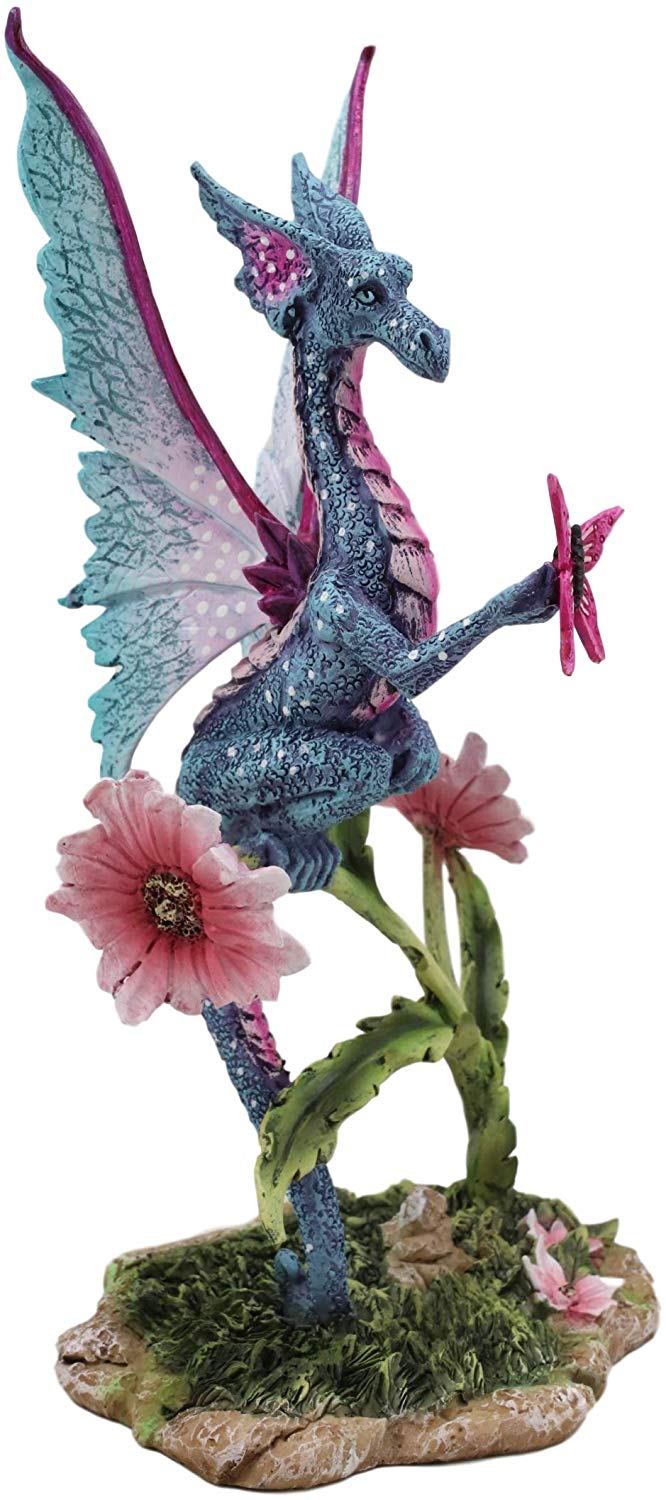 Ebros Butterfly Daydream Meadow Fairy Dragon Butterflies Figurine by Amy Brown
