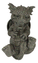 Ebros Whimsical L.O.L Soul Garden Laughing Out Loud Dragon Statue 7.75" Tall Faux Stone Resin Finish Hilarious LOL Fantasy Animated Dragons Welcome Guest Greeter Decor Figurine