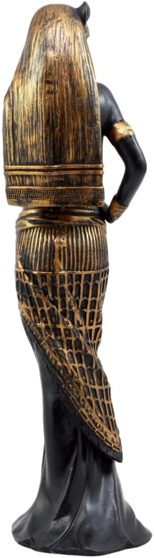 Ebros Gift Egyptian Goddess Bastet Cat in Sensual Human Form Figurine 10.75"H