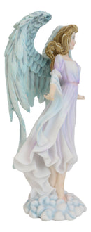 Ebros Seraphim Lavender Cherubim Heaven Glory Angel Decorative Statue 11.75"H