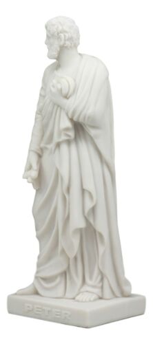 Bertel Thorvaldsen Copenhagen Museum Christ Hall Apostle Saint Peter Statue - Ebros Gift