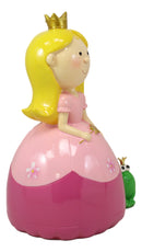 Pretty Fairy Princess With Frog Prince Children Boys Girls Money Coin Piggy Bank