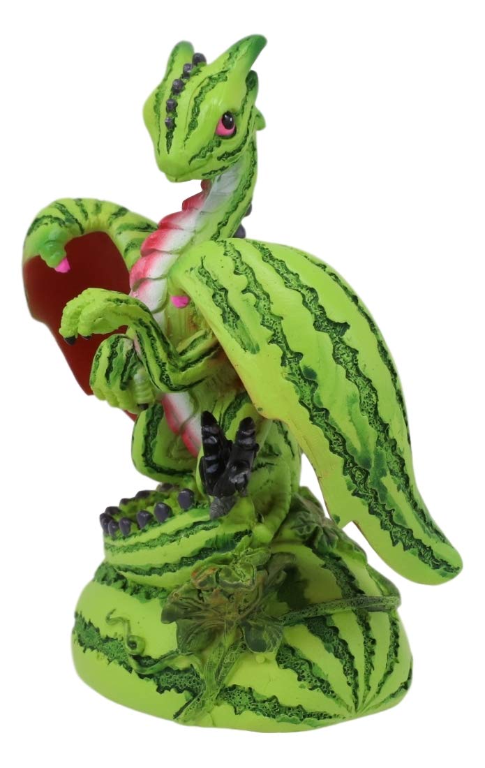Colorful Garden Tropical Watermelon Green Thumb Dragon Statue Stanley Morrison