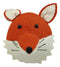 Ebros Fiona Walker England Handmade Organic Baby Animal Head Wall Decor Mini Safari and Farmland Collection (Mini Fox)