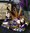Butterfly Kisses Fall Maple Leaf Fairy With Golden Butterfly Statue 6"Long