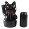 Japanese Lucky Charm Black Beckoning Cat Maneki Neko Money Bank Figurine 8.5"H