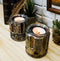 Set of 2 Rustic Western Pistol Bullet Barrel Votive Tea Light Candle Holders