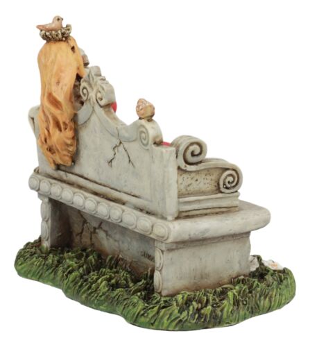 Gothic Day Of The Dead Skeleton Lady Waiting For The Perfect Man Statue 5"Long