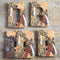 Ebros Set of 4 Novelty Rustic Western Country Farm Friendship Bond Wild Stallion Horses Wall Electrical Switch Outlet Cover Plate Single Variety Pack 3D Accent Horse Resin Home Decor Accessory