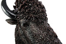 Ebros Large Bison Buffalo Hanging Wall Decor Sculpture Plaque Figurine 18.5" H