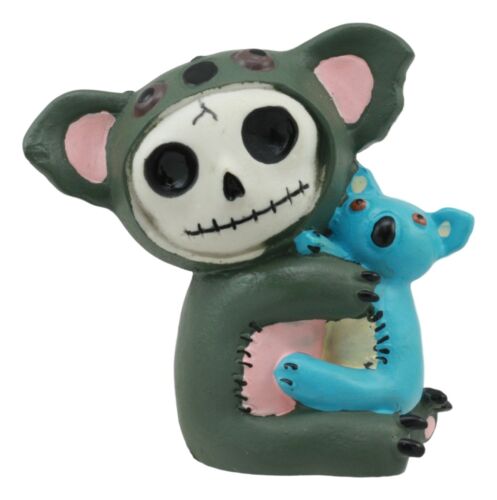 Furrybones Hugs Adorable Koala Bear With Blue Doll Skeleton Figurine 2.75"Tall