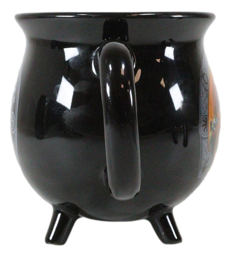 Wicca Sabbats Wheel of The Year Beltane Dragon Heat Color Changing Cauldron Mug