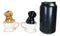Black Chocolate Teacup Dachshund Puppies Puppy Love Ceramic Salt Pepper Shakers
