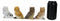 Colorful Nocturnal Owls Of The World Miniature Figurine Set of 4 Owl Theme Decor