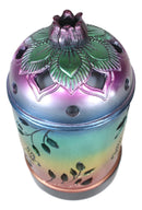 Ebros Rainbow 7 Chakra Colors Lotus Mandala Wheel Essential Oil Diffuser Aromatherapy