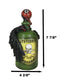 Wicca Paranormal Raven Crow With Eyeball Faux Poison Potion Bottle Prop Decor