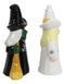 Good And Bad Elphaba Glinda Witches Carrying Broomsticks Salt And Pepper Shakers