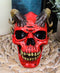 Day of The Dead El Diablo Horned Devil Skull Statue Hell Spawned Imp Ram Demon