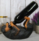 Canine Pedigree Rottweiler Butcher's Dog Wine Oil Bottle Holder Figurine Kitchen