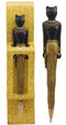 Egyptian Ubasti Temple of Bast Bastet Cat Ballpoint Pen Set of 2 Gods Of Egypt