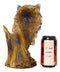 Ebros Large Rustic Woodlands Gray Wolf Wine Holder Figurine 10"H Animal Spirit Statue