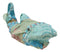 Marine Great White Shark Hand Crafted Paper Mache Colorful Sari Fabric Figurine