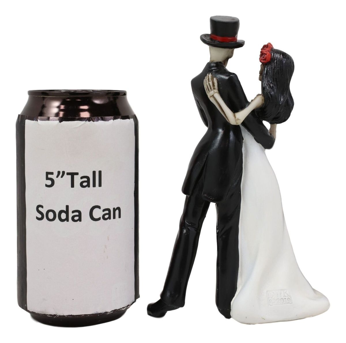 Ebros Day Of The Dead Wedding Dance Skeleton Figurine Cake Topper 6.25"Tall - Ebros Gift