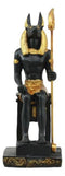 Egyptian God Of Afterlife Anubis On Throne Dollhouse Miniature Figurine