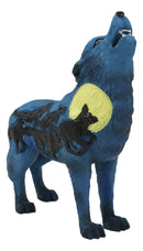 Ebros Alpha Wolf Spirit Collection Howling Cries Of The Full Moon Night Statue Decor