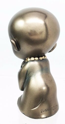 Ebros Shaolin Kungfu Master Prodige Child Monk Meditating Small Figurine Buddha