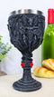 Ebros Gift Large Night Terror Winged Demonic Dragon Wine Drink Goblet Cup Chalice Figurine 8oz