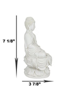 Eastern Enlightenment Meditating Buddha Amitabha Statue 7.25"H Home Altar Zen