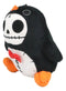 Furry Bones Skeleton North Pole Penguin With Red Bow Tie Small Toy Plush Doll