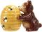 Ebros Bear Hugging Beehive With Bumblebees Ceramic Salt And Pepper Shakers Set