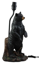 Large Standing Black Bear Surveyor Arkadius Desktop Table Lamp Decor Figurine