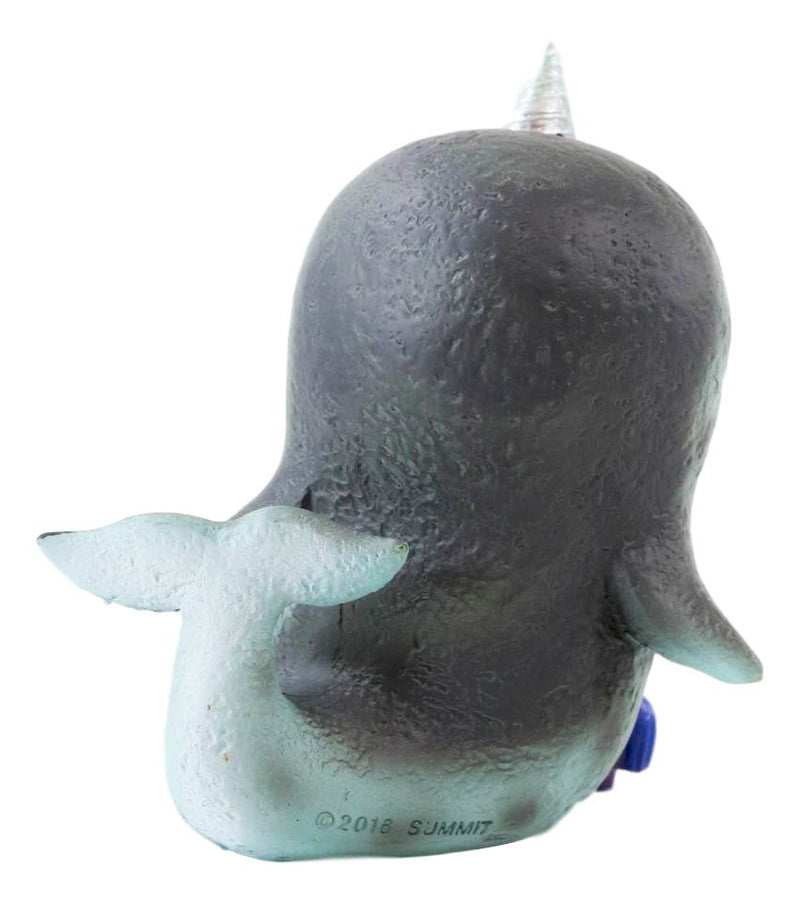 Ebros Furry Bones Blue Whale Cetacea Costume Skeleton Monster Collectible Figurine 3"H
