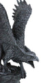 Winged Gothic Stone Griffon Griffin Eagle Lion Gargoyle Roaring Figurine