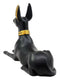 Ebros Egyptian Classical God Anubis Jackal Dog Figurine 5.5"L Deity of Afterlife