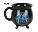 Wicca Sabbats Wheel of The Year Yule Dragon Heat Color Changing Cauldron Mug